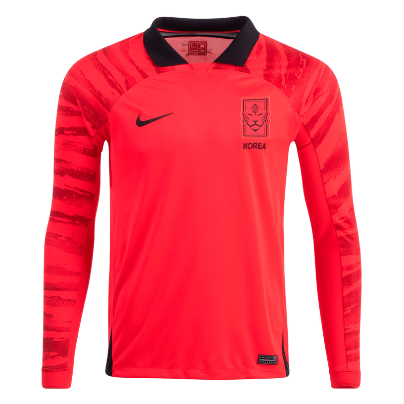 South Korea Home World Cup Long Sleeve Jersey 2022