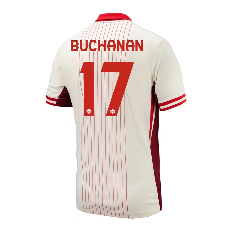Canada Tajon Buchanan #17 Away Jersey 2024