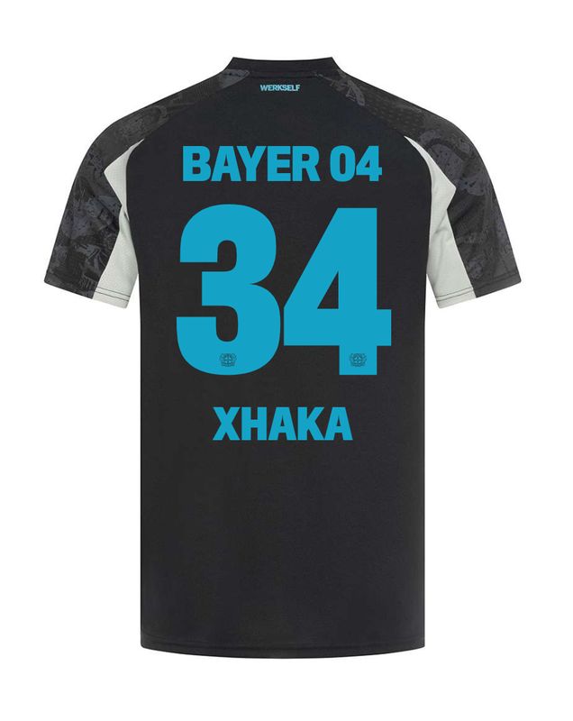 24-25 Bayer Leverkusen Xhaka 34 Third Soccer Jersey