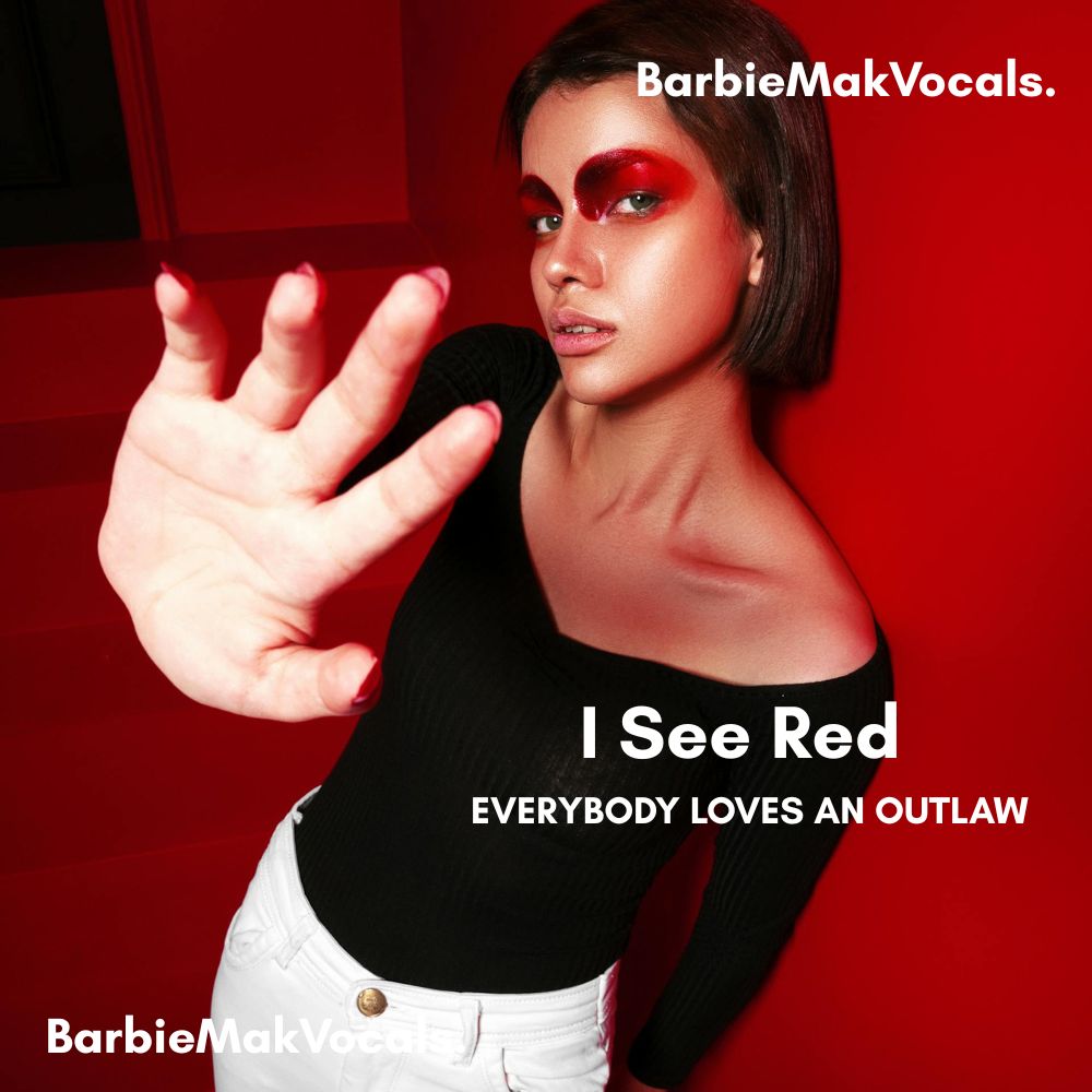 I See Red - Everybody Loves an Outlaw -Barbie Mak Cover - E Minor - BPM 104 l Pop/Rock