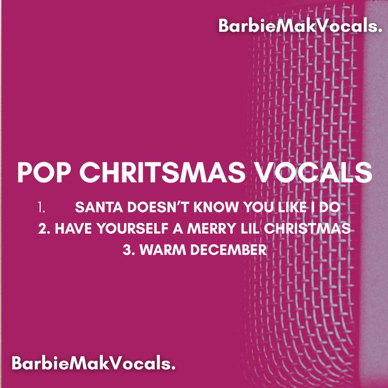 Best Pop Christmas Cover Vocal Bundle 1