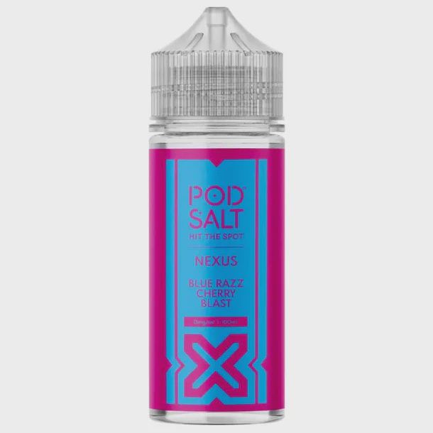 Pod Salt Nexus 100ml Shortfill - Blue Razz Cherry Blast