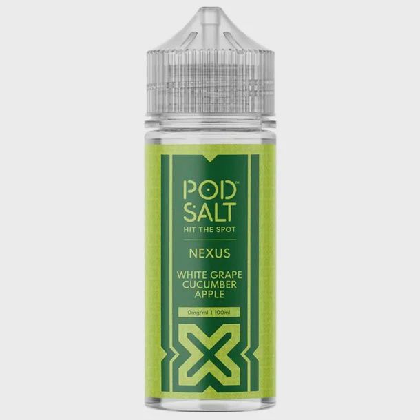 Pod Salt Nexus 100ml Shortfill - White Grape Cucumber Apple