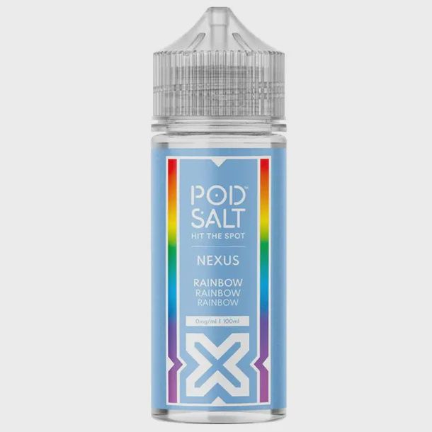 Pod Salt Nexus 100ml Shortfill - Rainbow