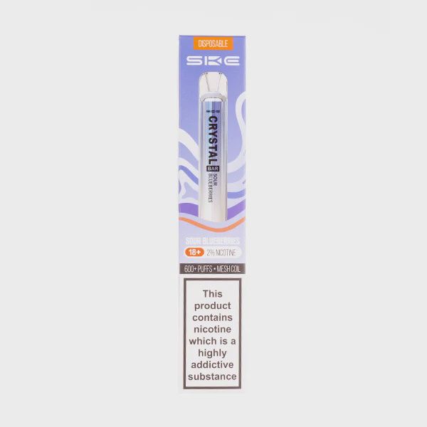 SKE Sour Blueberries 20mg Crystal Bar 600 Disposable
