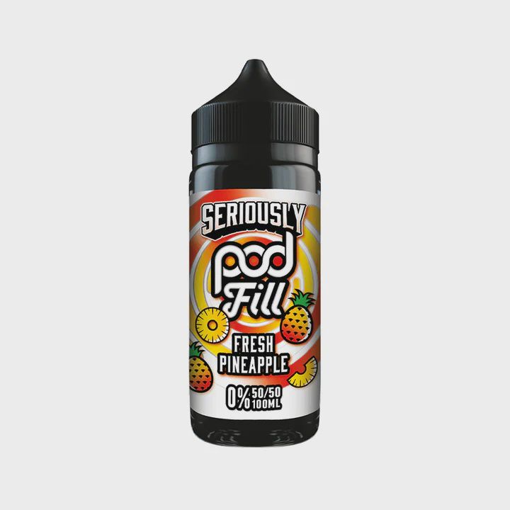 Doozy Seriously Pod Fill 100ml 50/50 -Fresh Pineapple