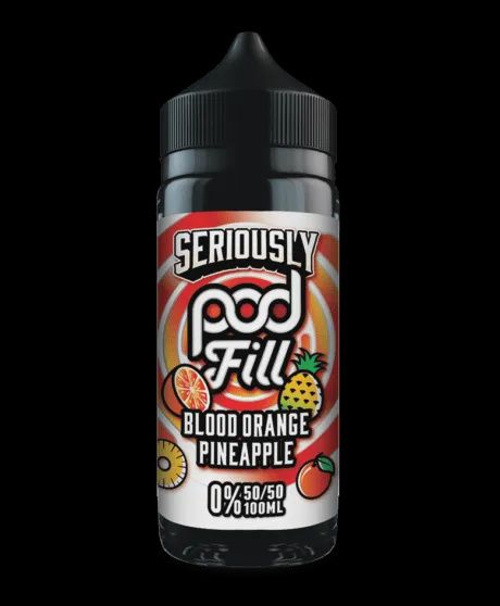Doozy Seriously Pod Fill 100ml 50/50 -Blood Orange Pineapple