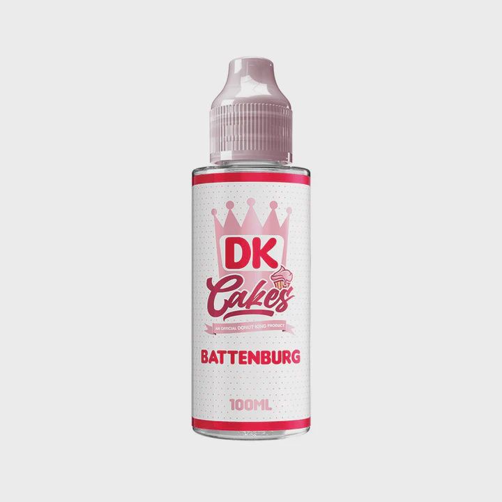 DK Cakes 100ml Shortfill -Battenberg
