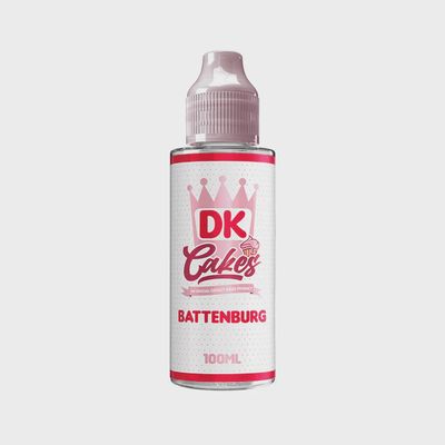 DK Cakes 100ml Shortfill -Battenberg