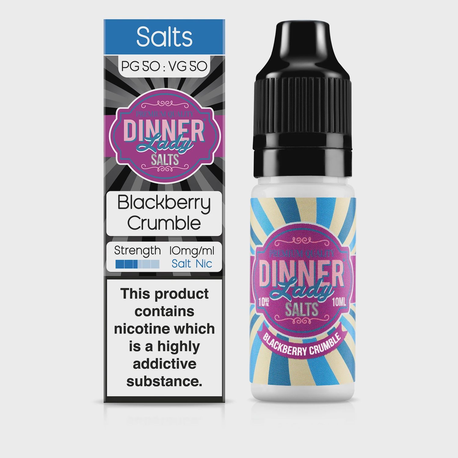 Dinner Lady SALT Blackberry crumble 10mg Nic Salt 10ml
