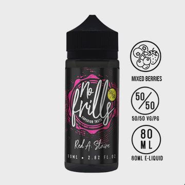 No Frills Red Affair 50/50 80ml Shortfill