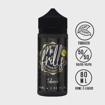 No Frills Tobacco 50/50 80ml Shortfill