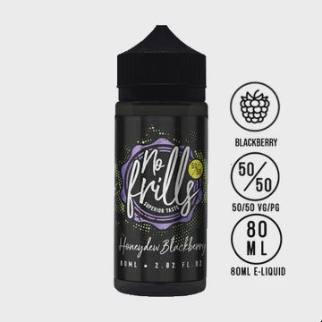 No Frills Honeydew Blackberry 50/50 80ml shortfill