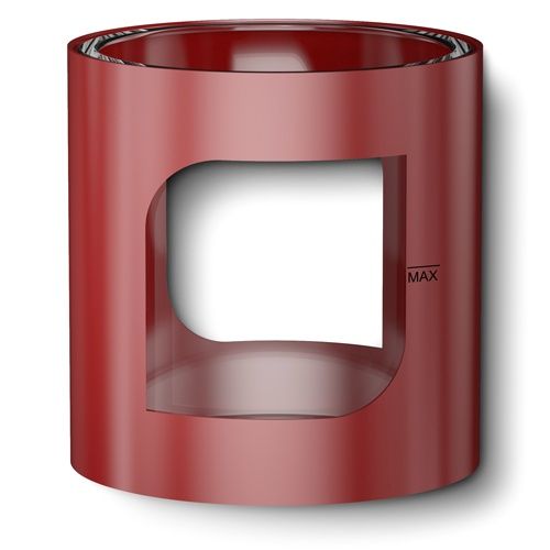 Aspire PockeX Spare Glass Red Gradient