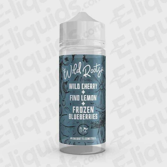 Wild Roots 100ml Shortfill, Flavour: Wild Cherry + Fino Lemon + Frozen Berries
