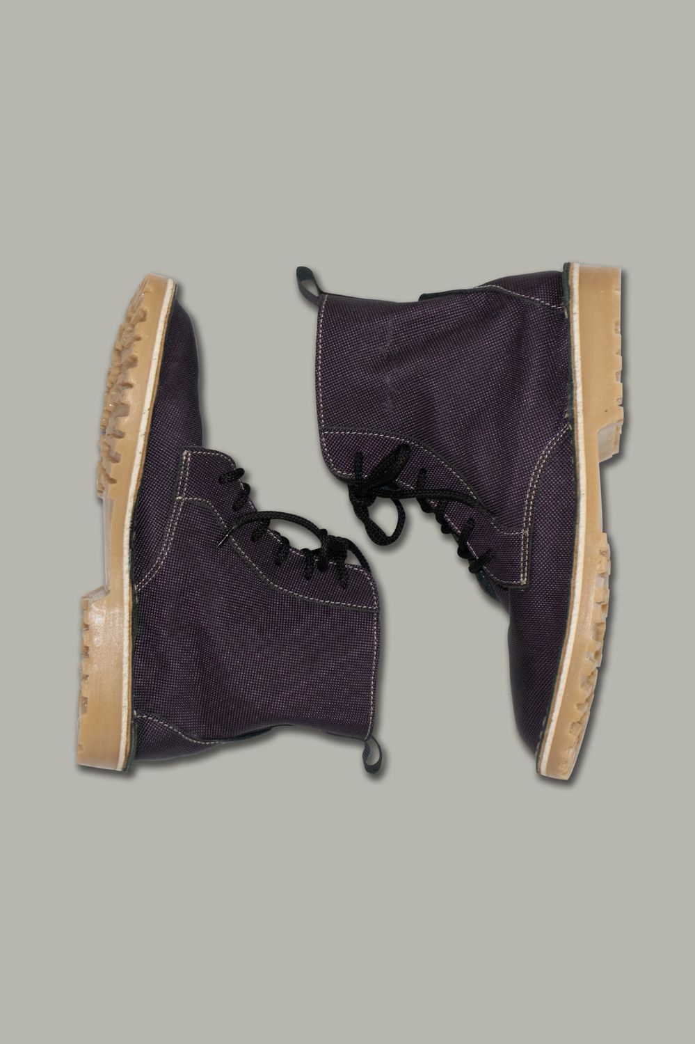 Lace-Up Boots | Embossed Leather