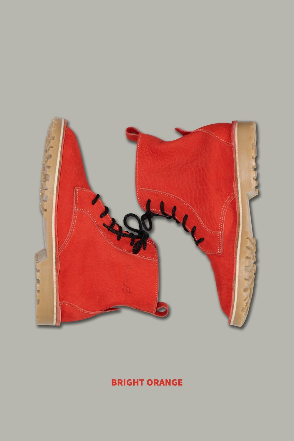 Lace-Up Boots | Embossed Leather