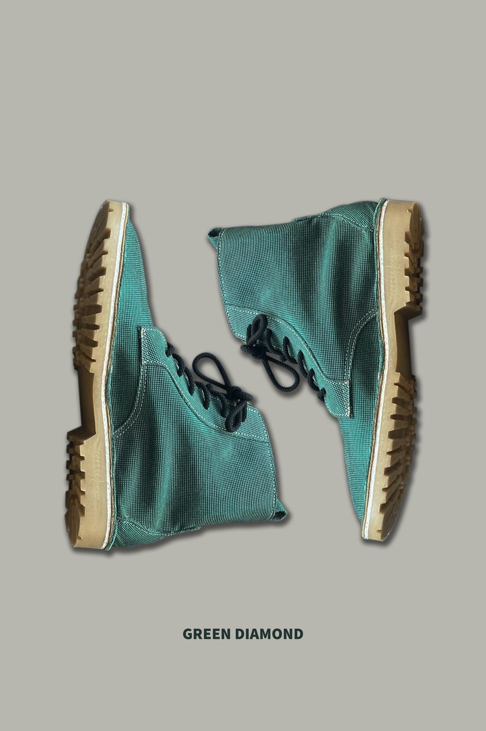 Lace-Up Boots | Embossed Leather