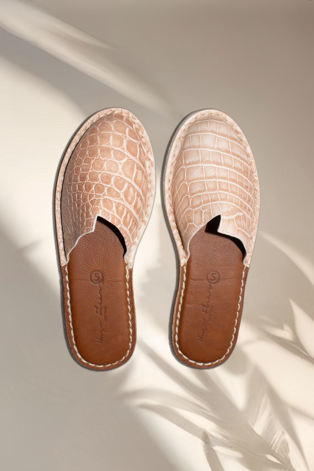 Brümilda Summer Sandal | Genuine Leather, Colour: Seashell Pink, Size: 5