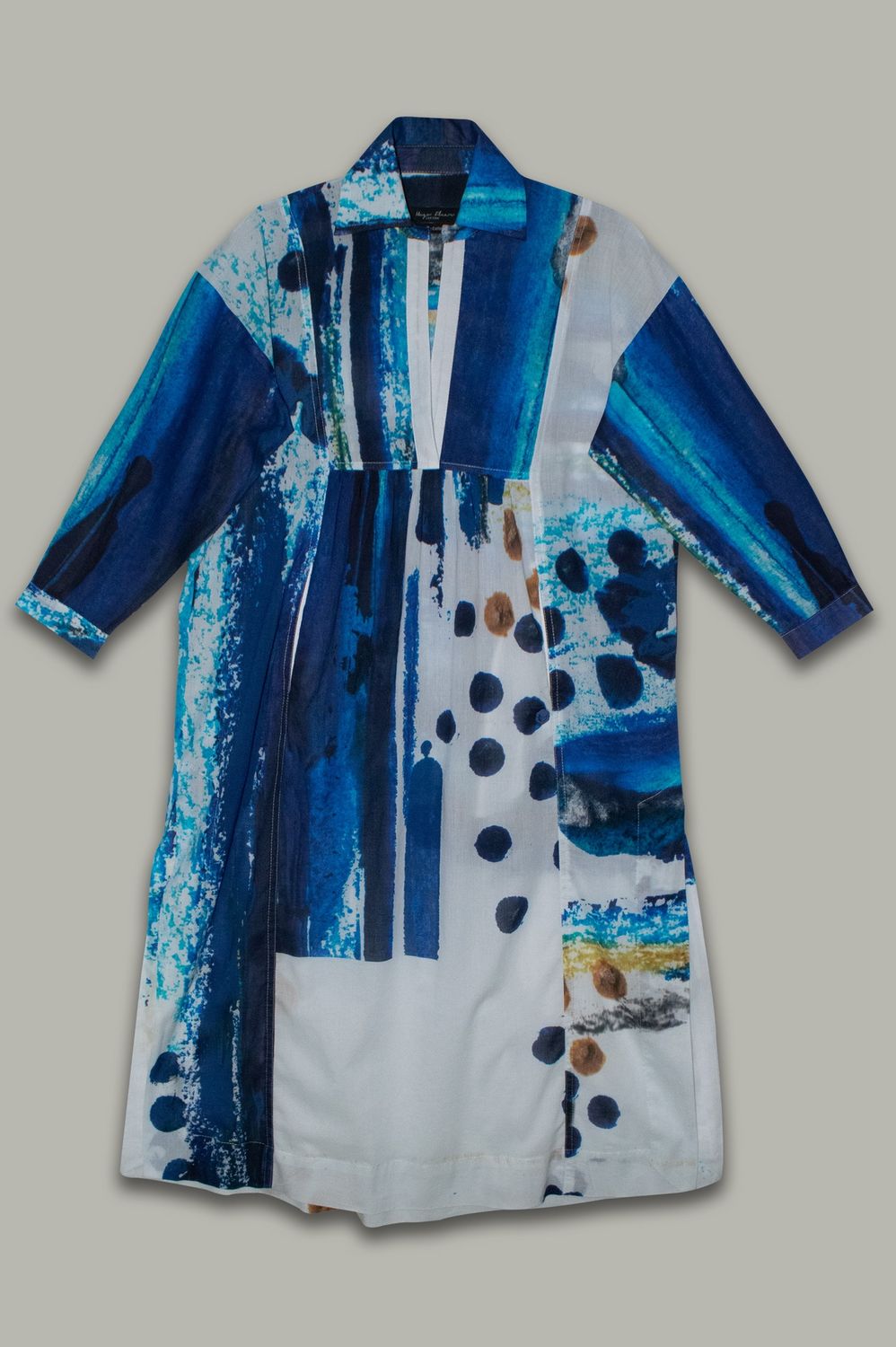 Emily Dress | Brush Print | Voile