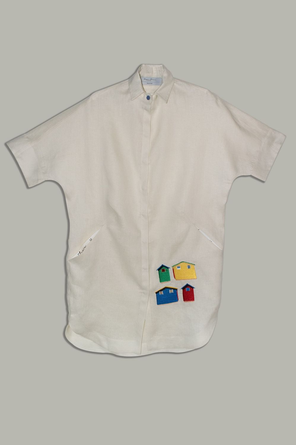 Annsophie Shirt | Embroidered | Linen