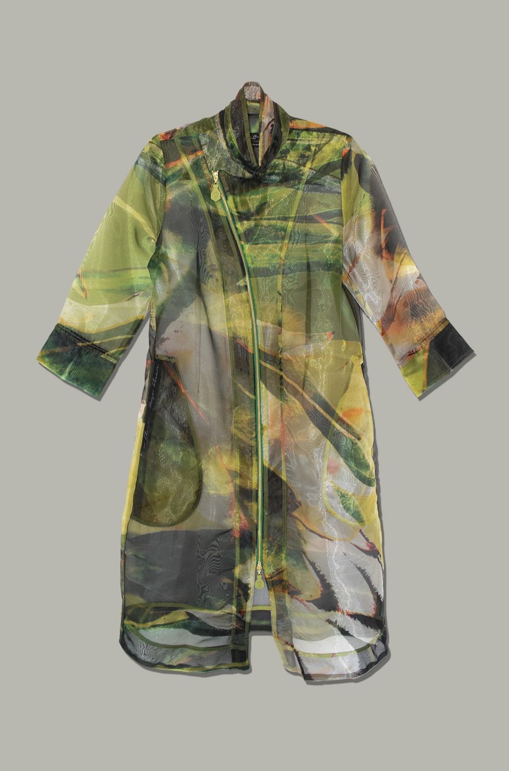 Yoco Dress | Floral Print | Organza, Print: Green Protea, Size: 1