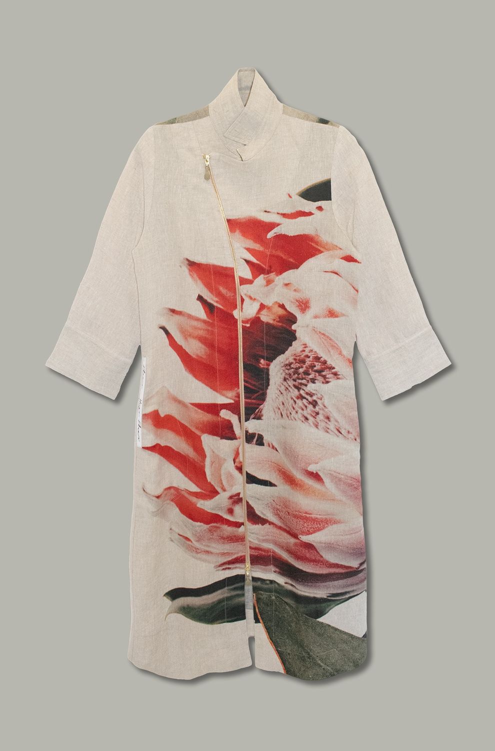 Yoco Dress | Big Print | Linen