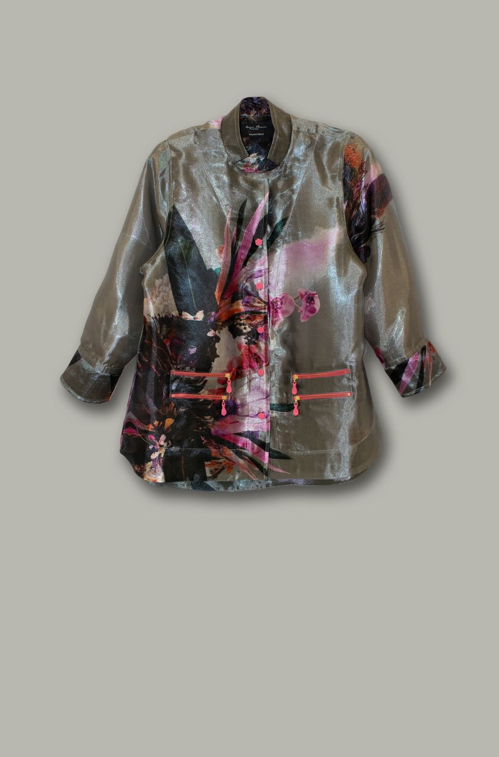 Mia Jacket | Placement Print | Organdy