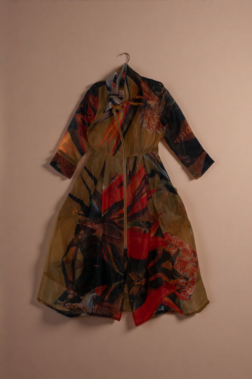 Edith Dress  | Organdy, Print: Mustard Strelitzia, Size: 2