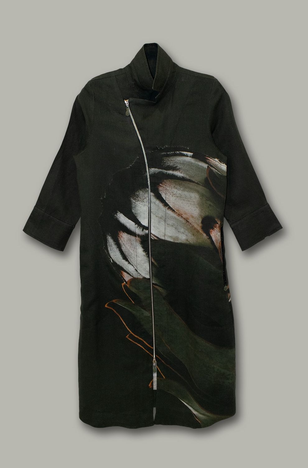 Yoco Dress | Big Print | Linen