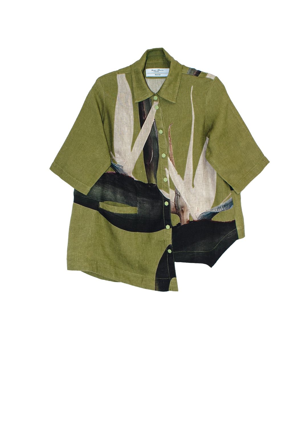 Anja Shirt | Protea Print | Linen
