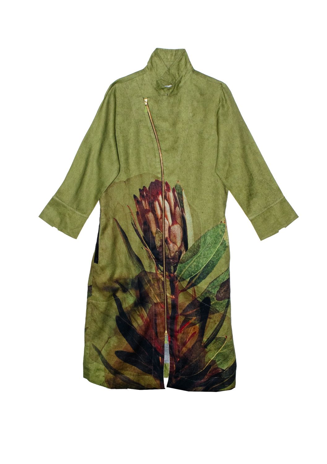 Yoco Dress | Big Print | Linen