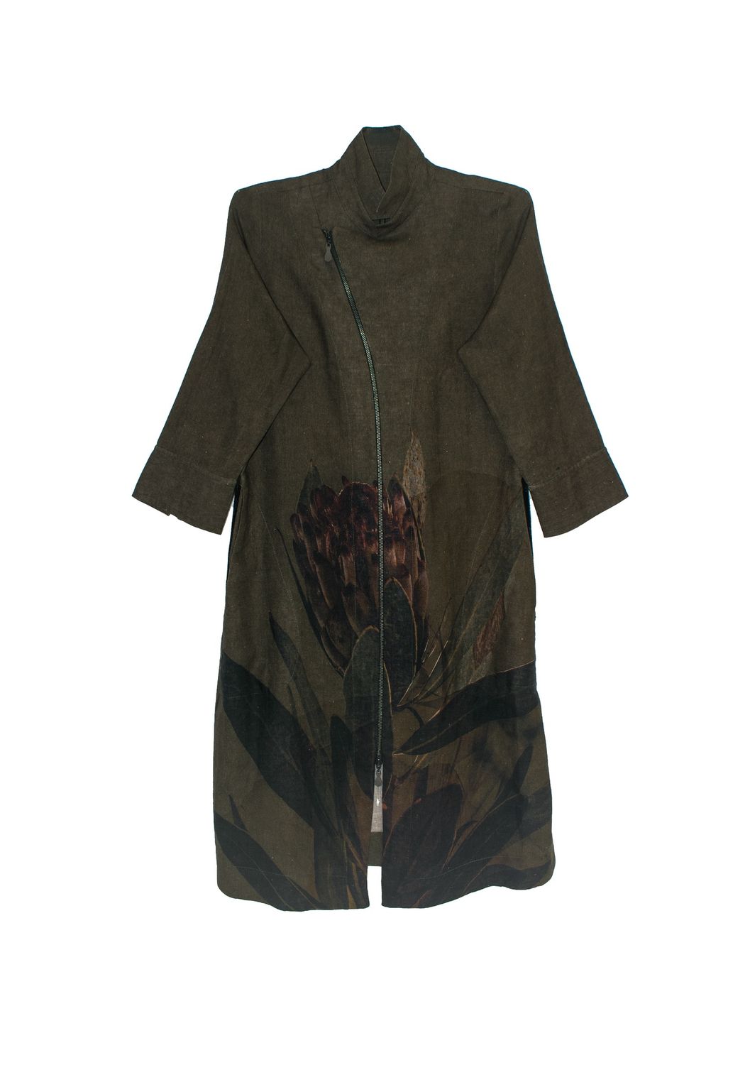 Yoco Dress | Big Print | Linen