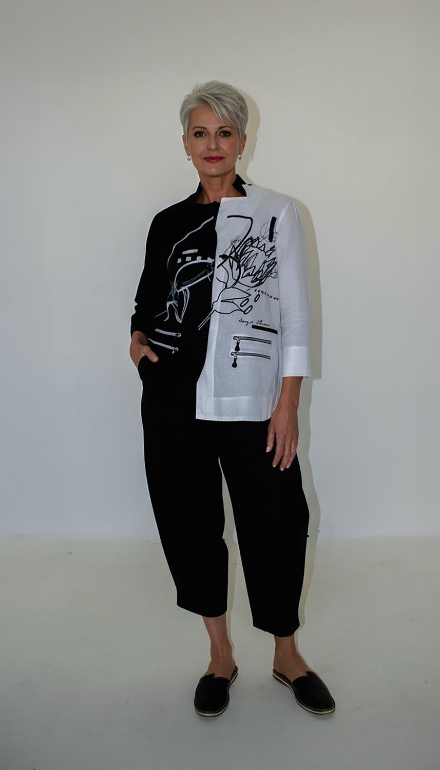 Mia Shirt | Embroidered Linen