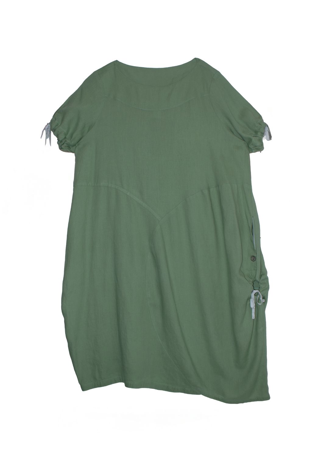 lucinda collection | circle dress | linen, Colour: sage