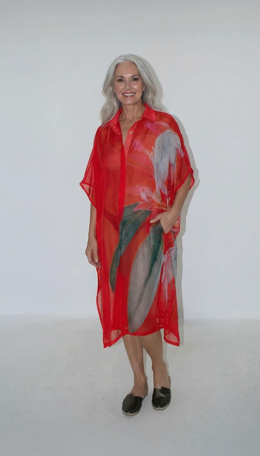 Kaftan | Printed Chiffon