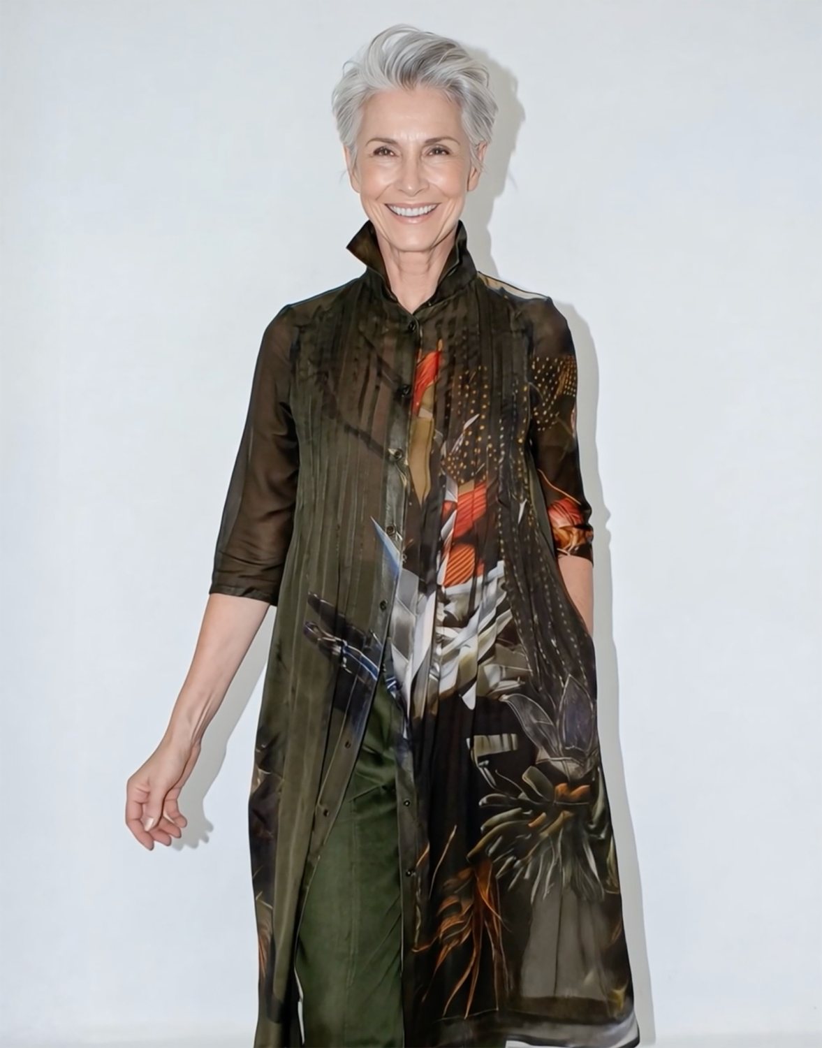 Caroline Dress | Printed Voile