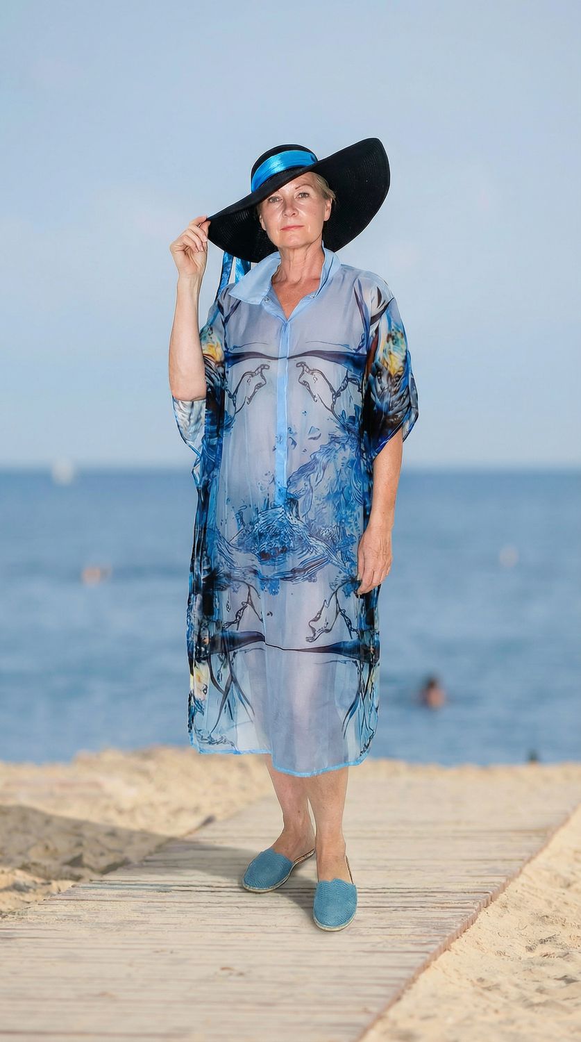 Kaftan | Printed Chiffon