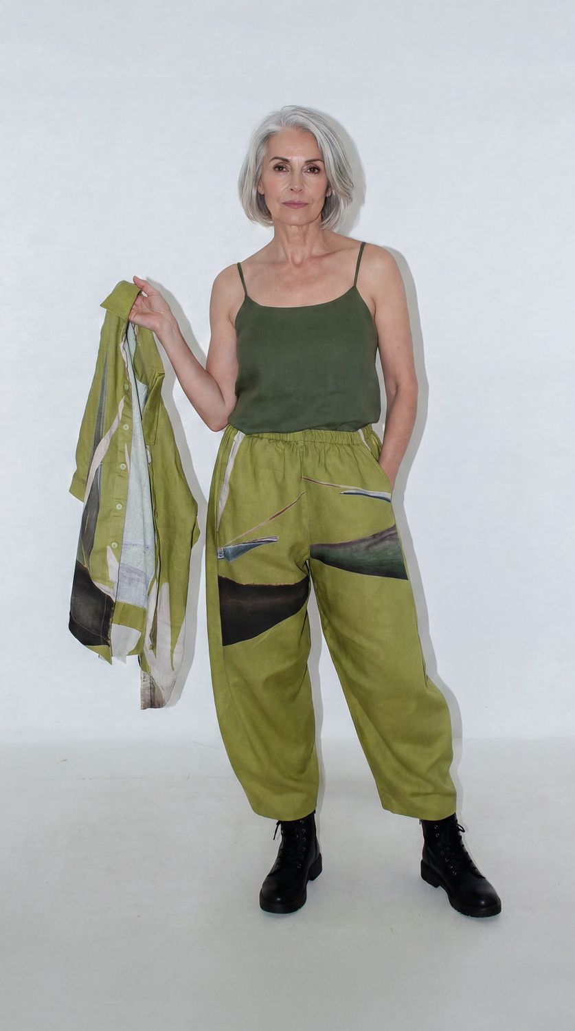 Charmaine Pants | Print | Linen