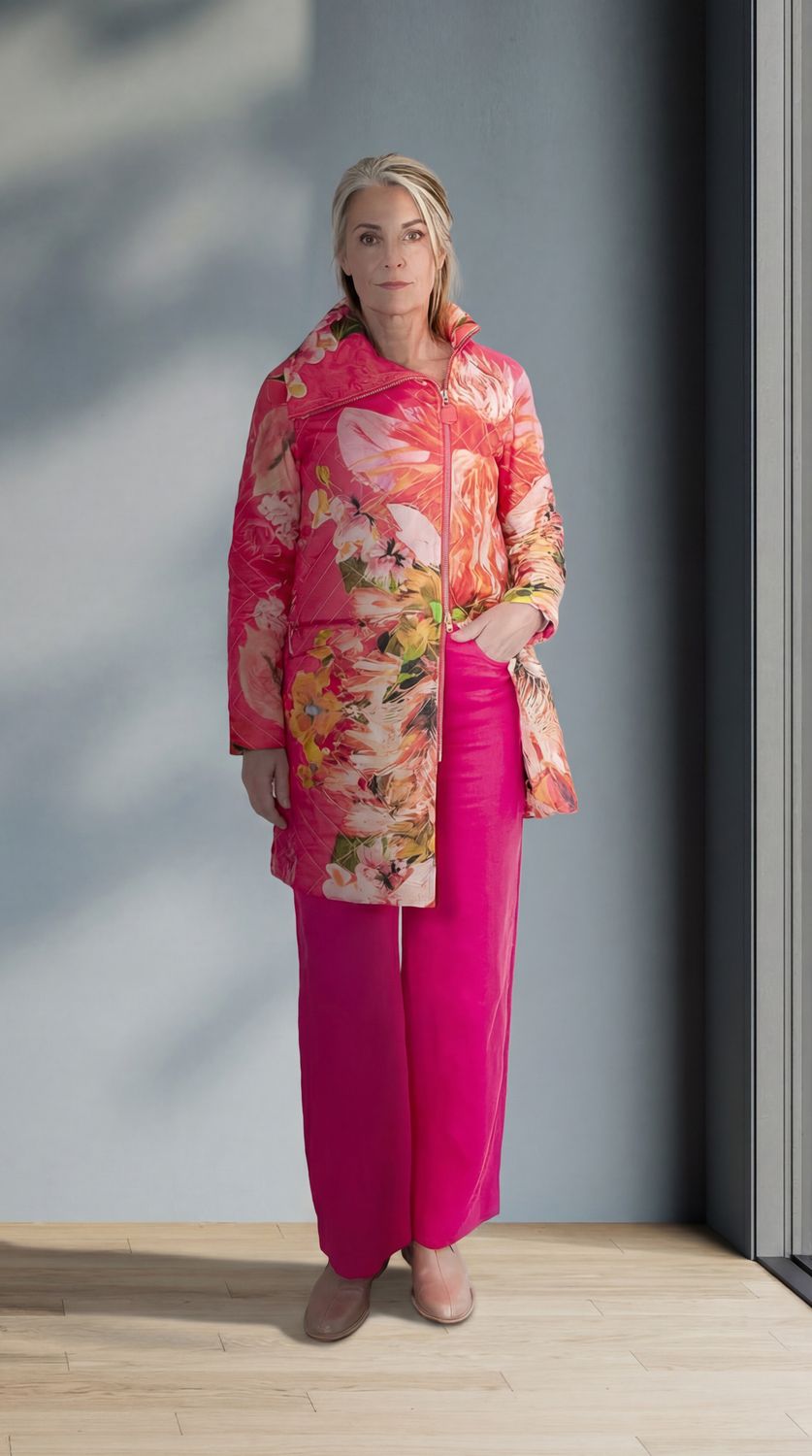 Mini Yoco | All Over Print | Quilted Linen &amp; Fleece