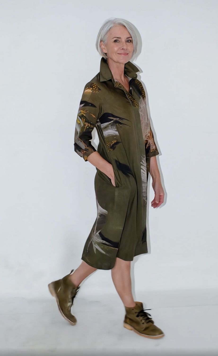 Aida Shirt Dress