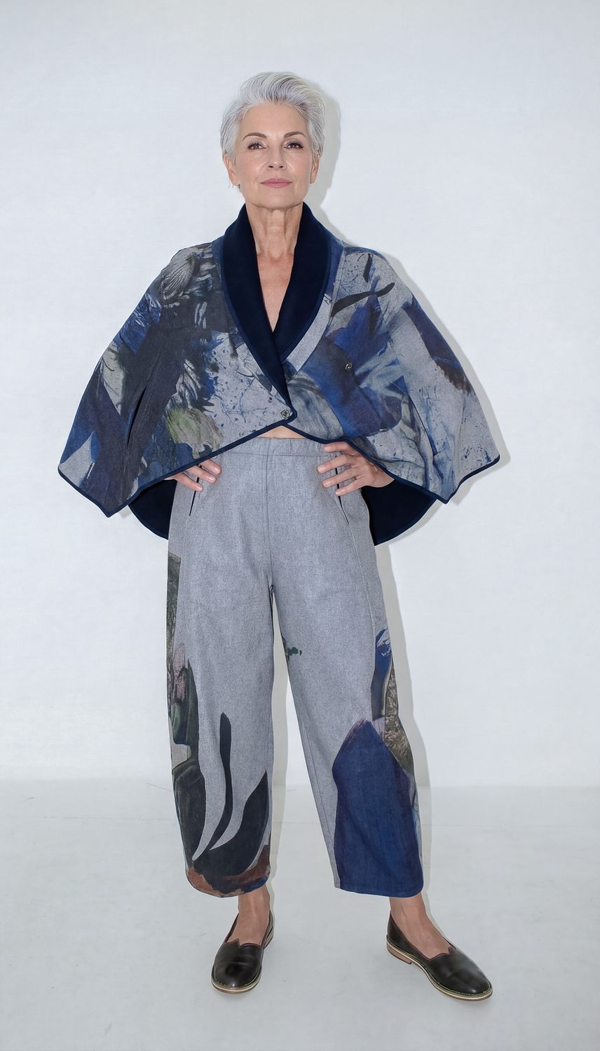 Charmine pants | Melton, Print: Water Protea, Size: 0