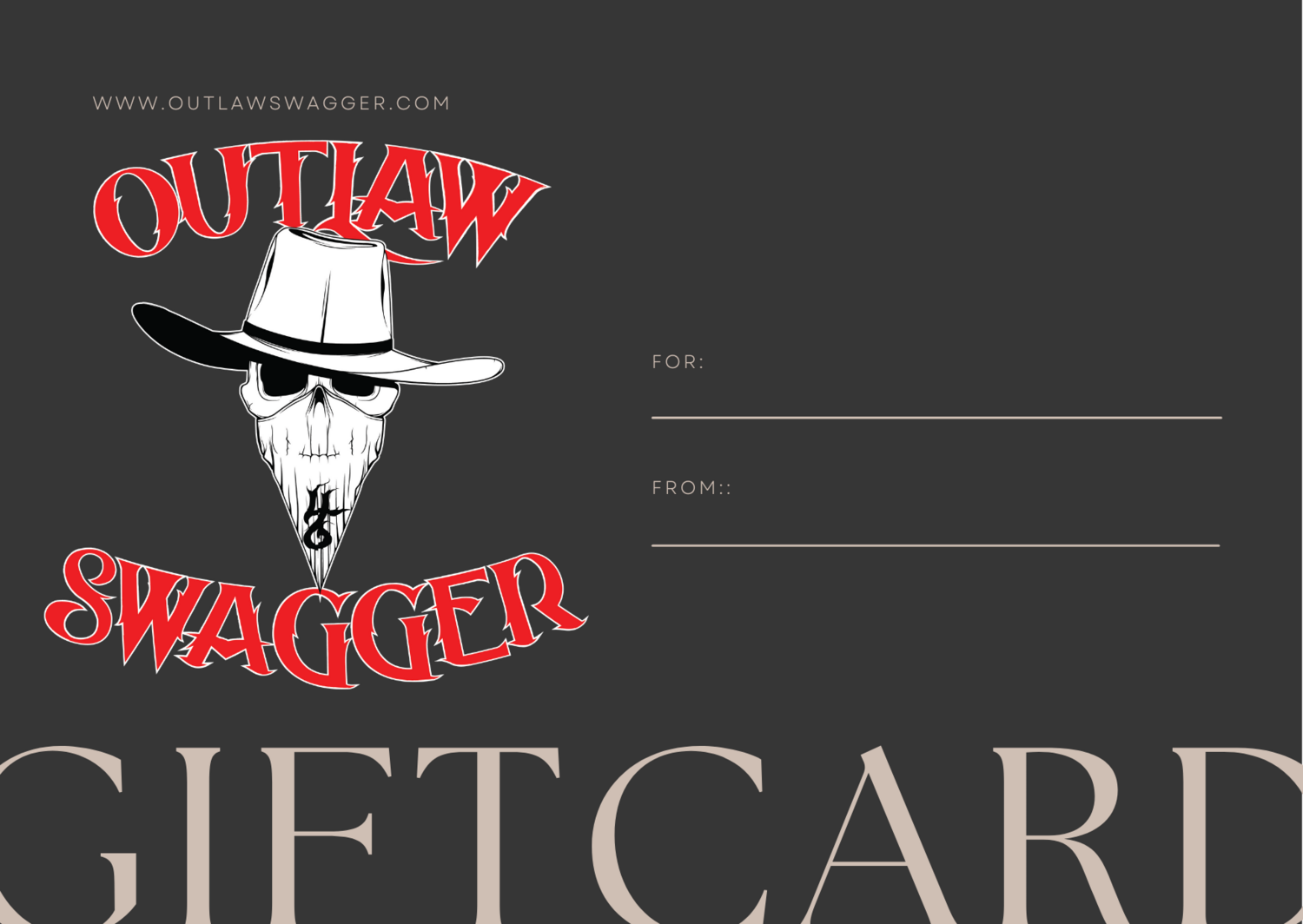 Outlaw Swagger Gift Card