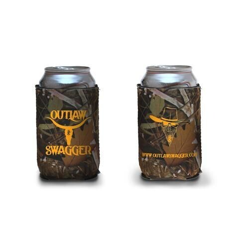 Outlaw Swagger Camo Can Hugger/Koozie