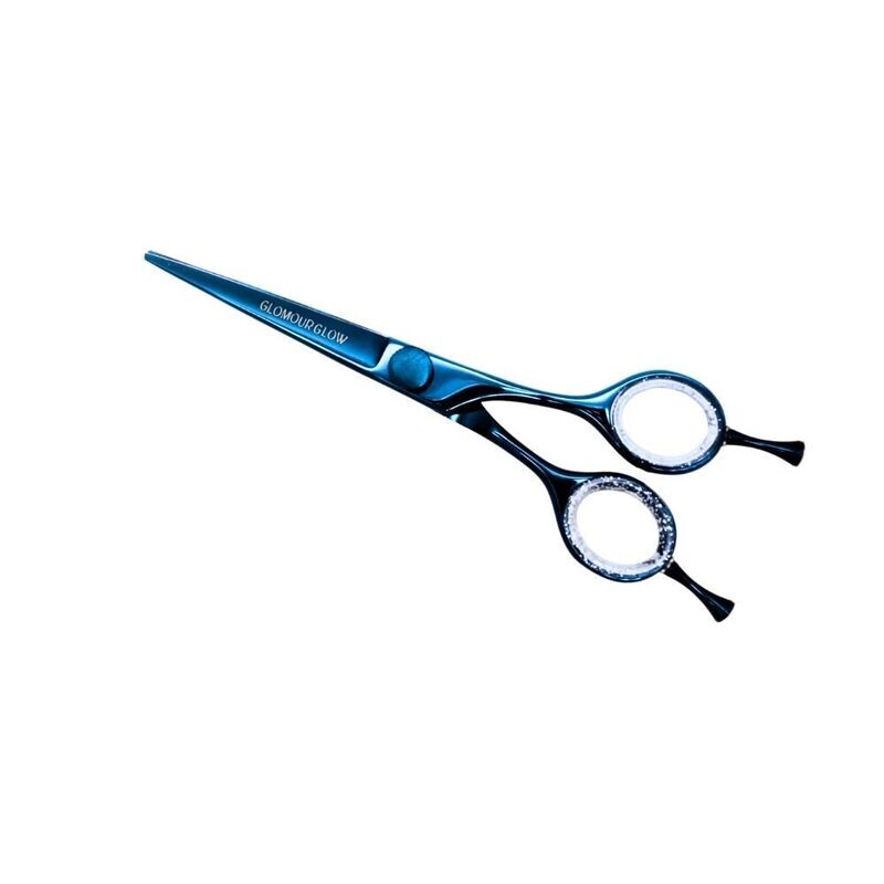 Candure Peluquería Profesional Tijeras De Salón Barbero Tijera de corte de pelo azul