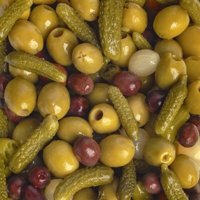 Perello Cocktail Picante Olives and Pickles 180g
