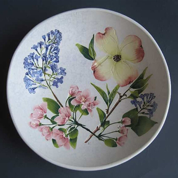 Bowl 08 Dogwood Cherry Lilac