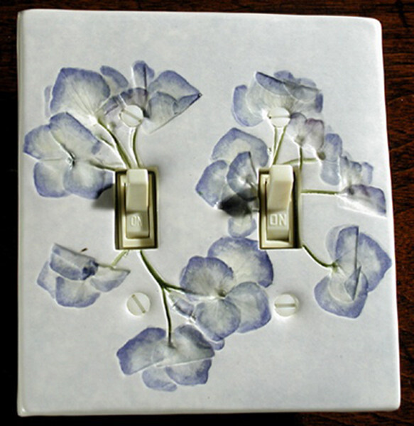 Switch Double &amp; 4 Screws Hydrangea