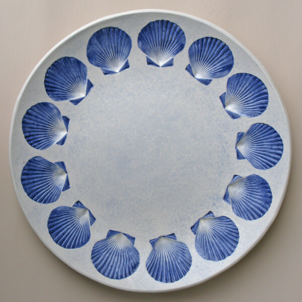 Plate 13&quot; Rounded Scallop