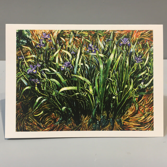 Note Card by JP, Wild Iris, 5 x 7